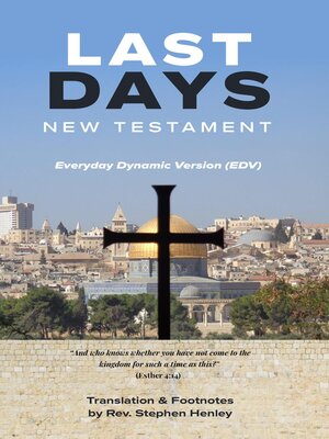 cover image of Last Days New Testament